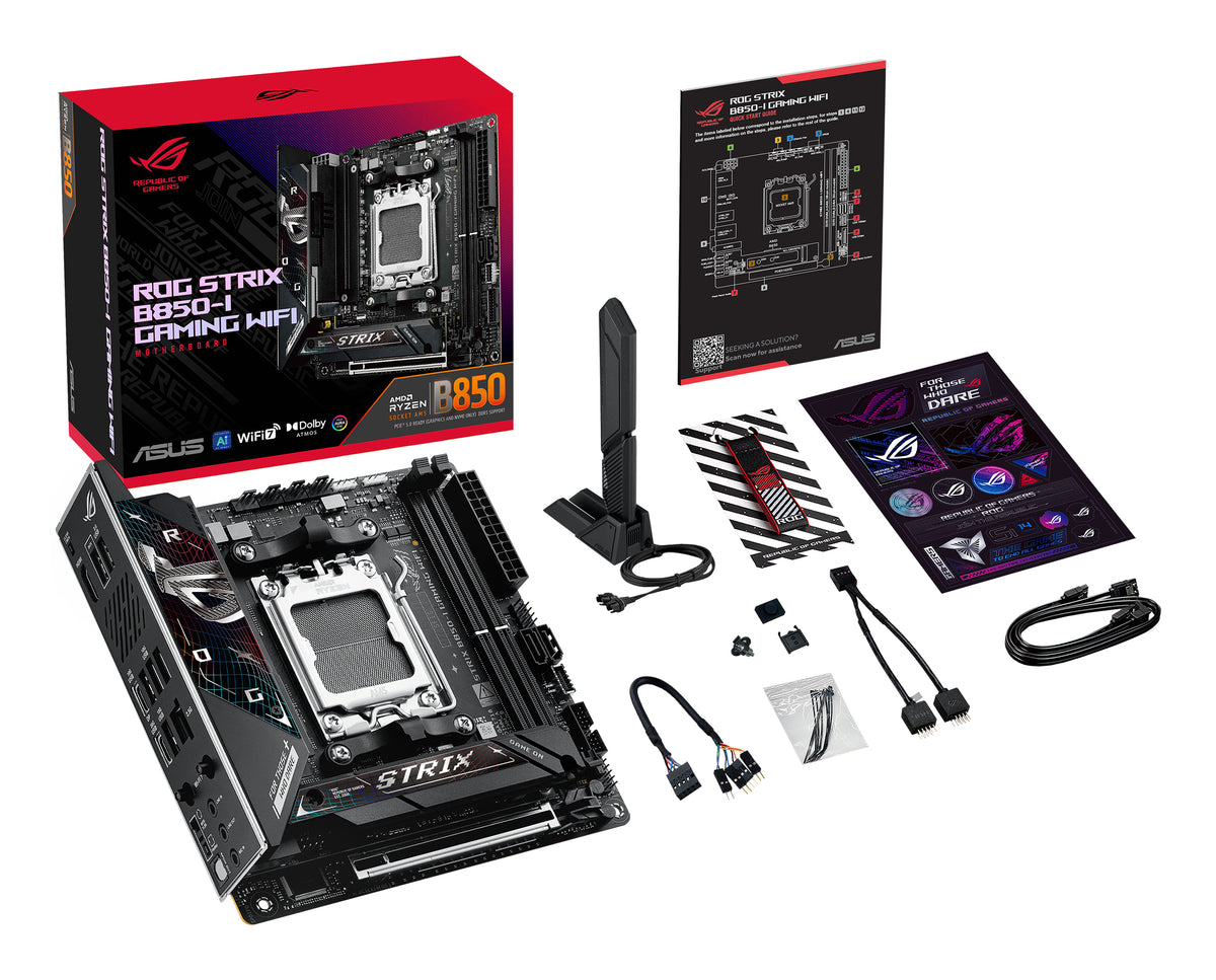 ASUS ROG STRIX B850-I GAMING WIFI AMD B850 Socket AM5 mini ITX - ROG STRIX B850-I GAMING WIFI