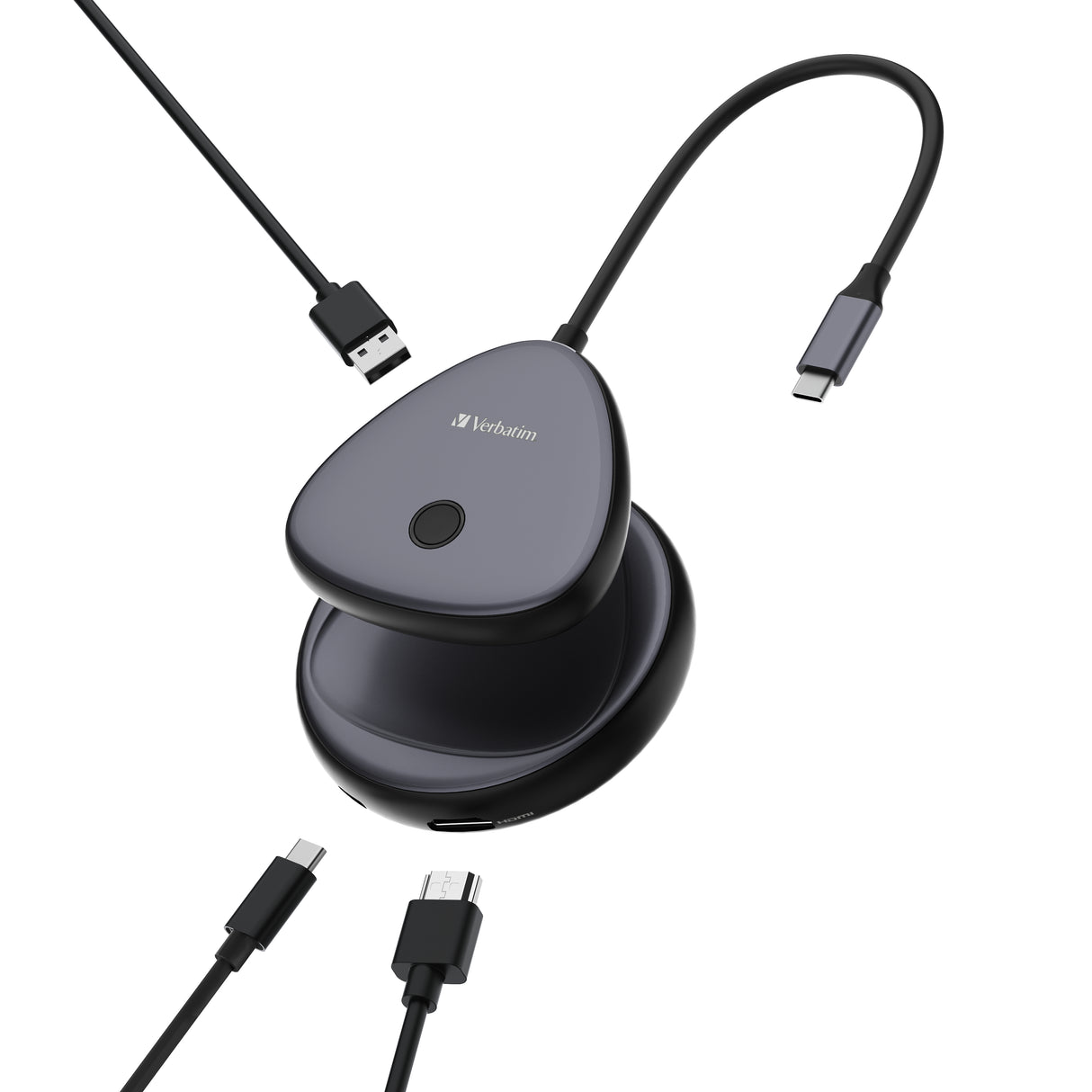 Verbatim Share My Screen USB-C Wireless Display Adapter 4K with Hub WDA-02 - 32147