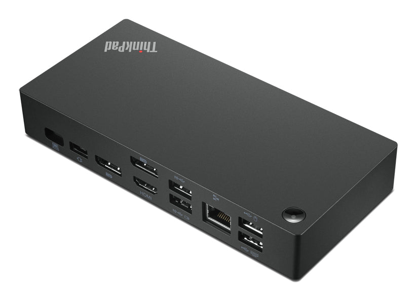 Lenovo 40AY0135US laptop dock/port replicator Wired USB 3.2 Gen 2 (3.1 Gen 2) Type-C Black - 40AY0135US