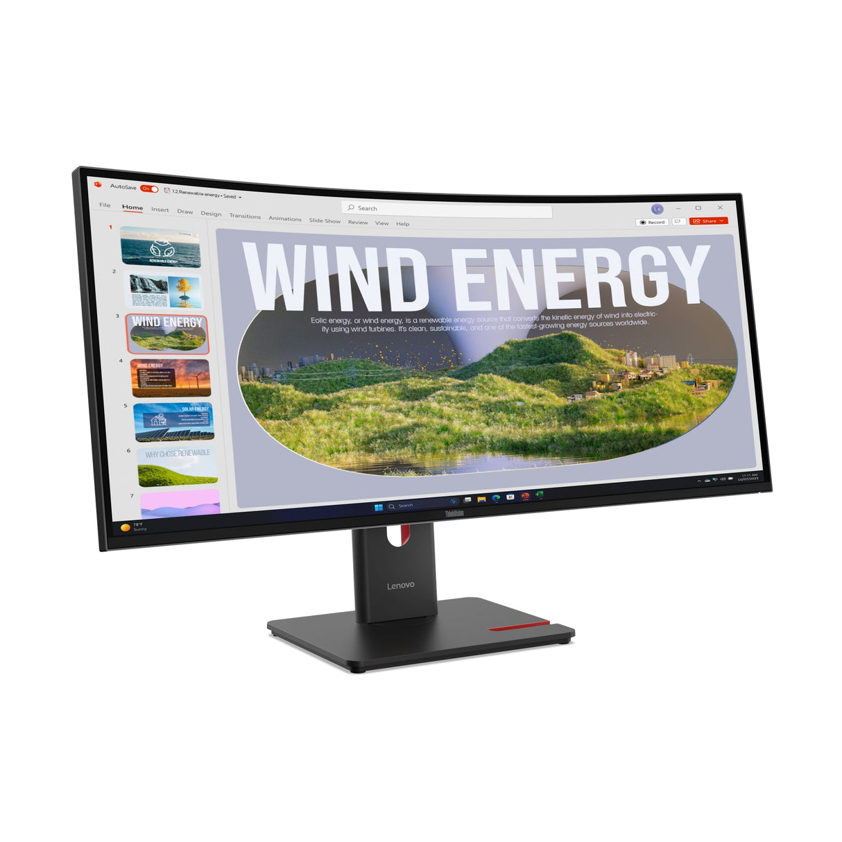 Lenovo ThinkVision T34WD-40 Monitor - 64AEGAR1UZ LENOVO