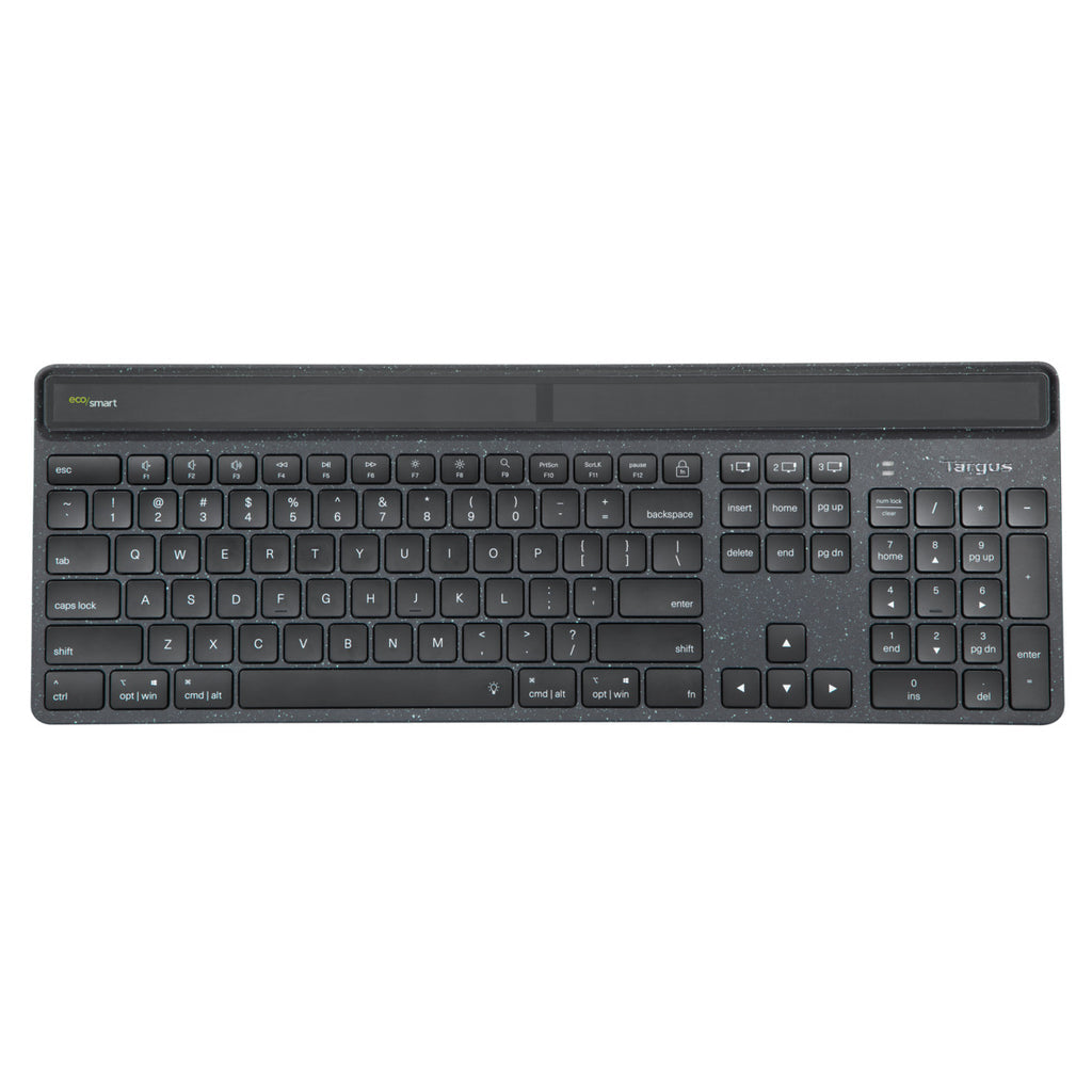 Targus Energy Harvesting EcoSmart keyboard Office Bluetooth Black - AKB868US