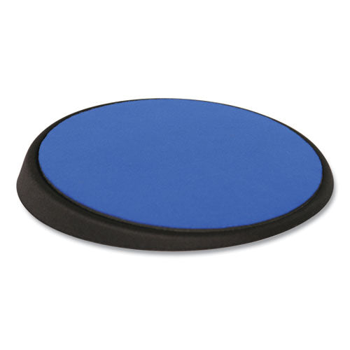 ALLSOP Wrist Aid Ergonomic Circular Mouse Pad, 9" dia., Cobalt - 26226