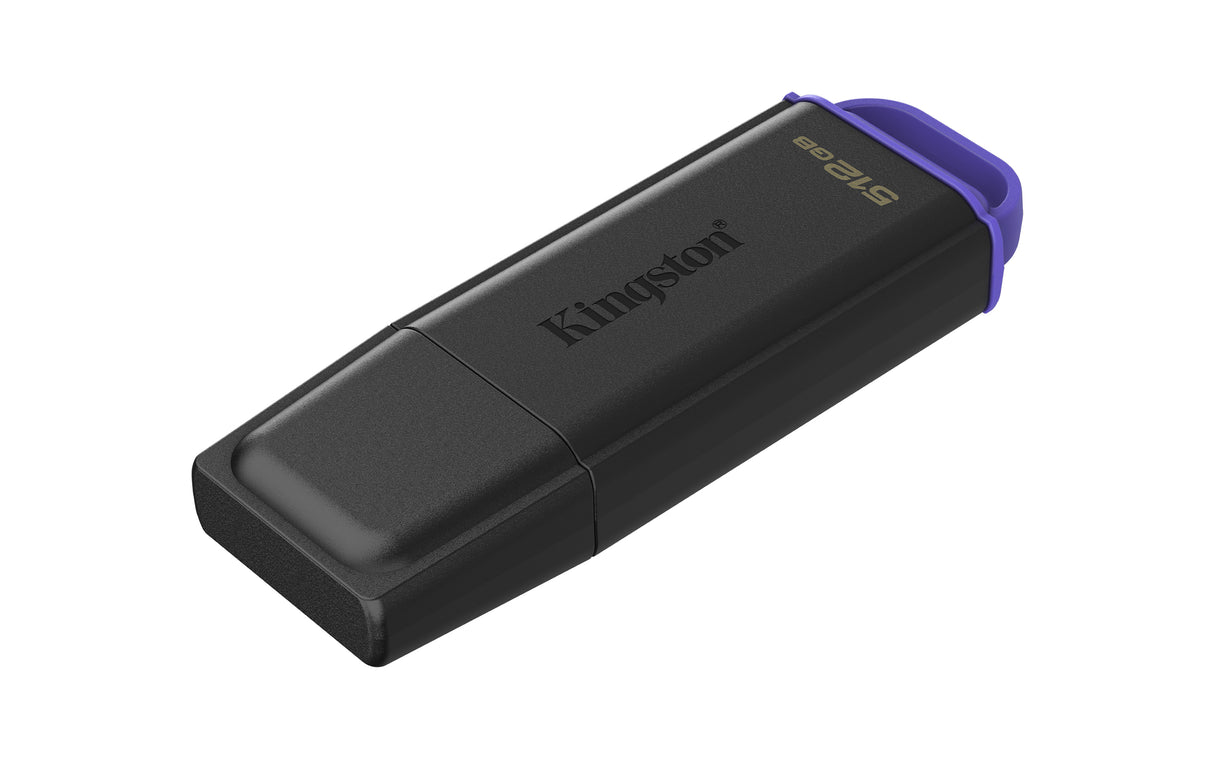 Kingston Technology DataTraveler 512GB Portable USB 3.2 Gen 1 Exodia Black/Purple - DTXG2/512GB