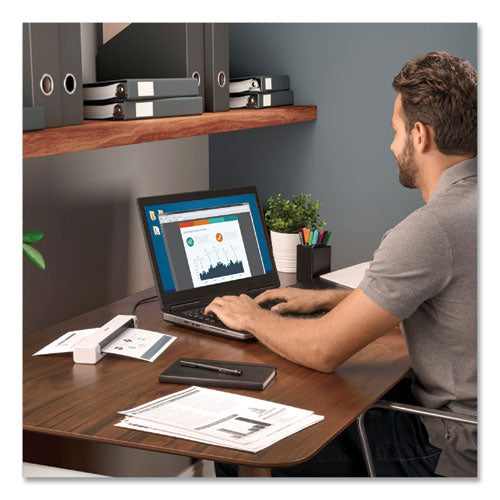 BROTHER DS-640 Compact Mobile Document Scanner, 600 dpi Optical Resolution, 1-Sheet Auto Document Fe - DS640