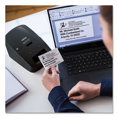 QL-600 Economic Desktop Label Printer, 44 Labels/min Print Speed, 5.1 x 8.8 x 6.1 - QL600