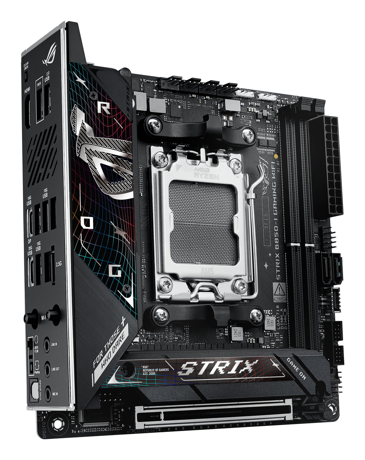ASUS ROG STRIX B850-I GAMING WIFI AMD B850 Socket AM5 mini ITX - ROG STRIX B850-I GAMING WIFI
