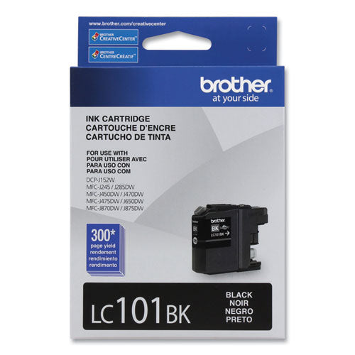 BROTHER Innobella Ink, 300 Page-Yield, Black - LC101BK