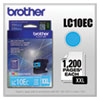 LC10EC INKvestment Super High-Yield Ink, 1,200 Page-Yield, Cyan - LC10EC