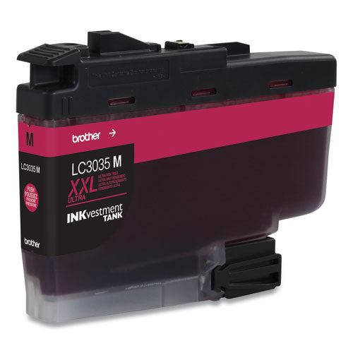 BROTHER INKvestment Ultra High-Yield Ink, 5,000 Page-Yield, Magenta - LC3035M BROTHER