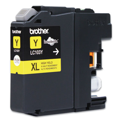 LC103Y Innobella High-Yield Ink, 600 Page-Yield, Yellow - LC103Y
