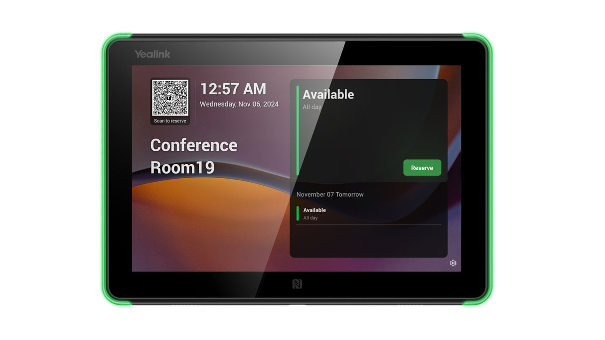 Yealink Room Panel E2 20.3 cm (8") 1280 x 800 pixels LCD 802.11a, 802.11b, 802.11g, Wi-Fi 5 (802.11ac) Black Bluetooth - 1303172