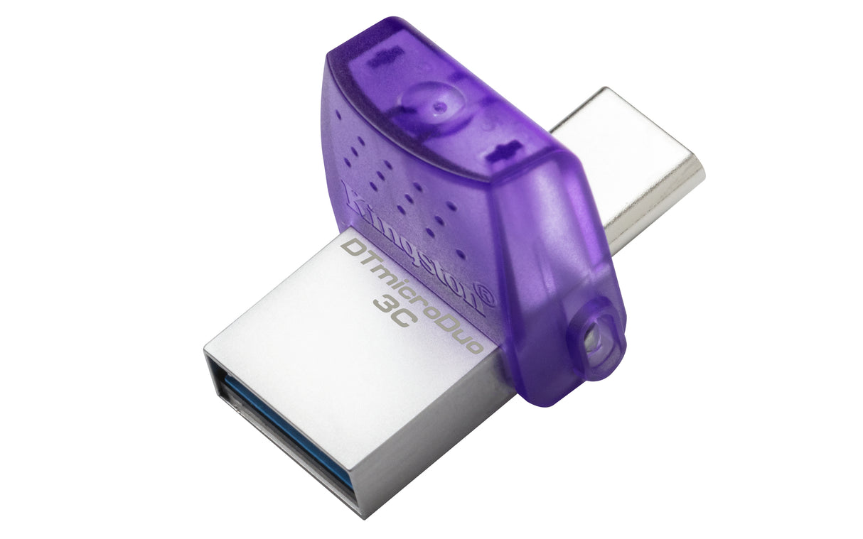 Kingston Technology DataTraveler 128GB microDuo 3C 200MB/s dual USB-A + USB-C - DTDUO3CG3/128GB