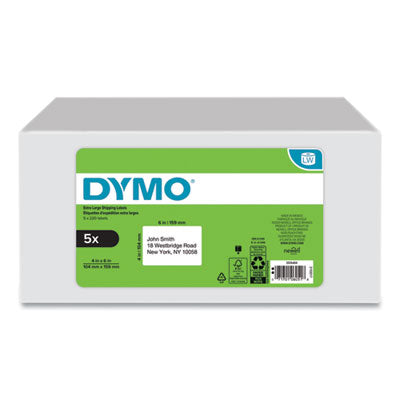 LW Extra-Large Shipping Labels, 4" x 6", White, 220 Labels/Roll, 5 Rolls/Pack - 2026404