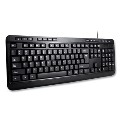 AKB132UB 118-Key MM Desktop USB Keyboard, Black - AKB-132UB