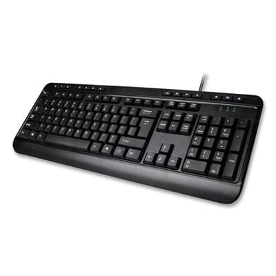 ADESSO Keyboards AKB132UB 118-Key MM Desktop USB Keyboard, Black - AKB-132UB