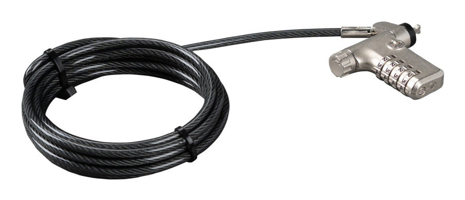 Targus ASP106RGLXS cable lock Silver, Black 2 m - ASP106RGLXS