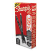 S-Gel High-Performance Gel Pen, Retractable, Bold 1 mm, Black Ink, Black Barrel, Dozen - 2096149