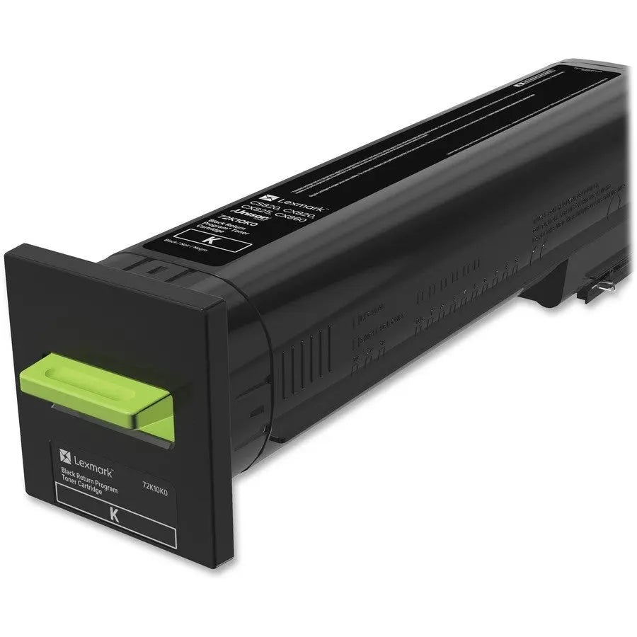 Lexmark Black Toner Cartridge Return Program Yield 8,000 Pages 72K10K0 LEXMARK