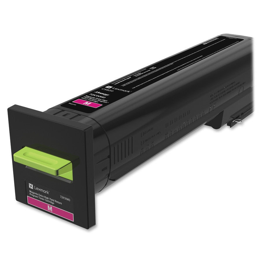 Lexmark CS/CX820, CX825, 860 Magenta Toner Cartridge Return Program Yield 22,000 Pages 72K1XM0 Lexmark