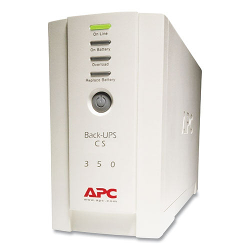 APC Combination of battery-protected and surge-only outlets reserves power capacity for connected eq - BK350