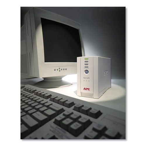 APC Combination of battery-protected and surge-only outlets reserves power capacity for connected eq - BK350
