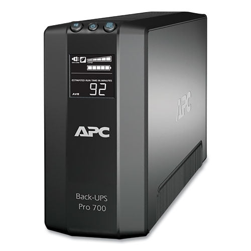 APC  Back-UPS Pro 700 Battery Backup System, 6 Outlets, 700 VA, 355 J - BR700G