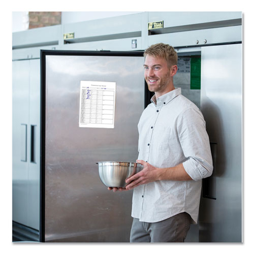 FELLOWES Self-Adhesive Laminating Sheets, 3 mil, 9.25" x 12", Gloss Clear, 50/Box - 5221502