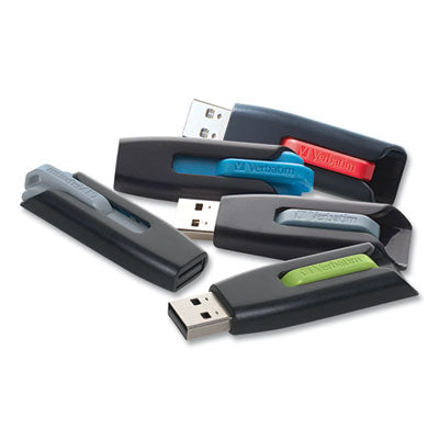 Store 'n' Go V3 USB 3.0 Drive, 64 GB, Black/Gray - 49174
