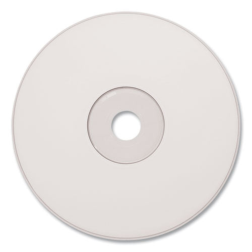 VERBATIM CD-R DataLifePlus Printable Recordable Disc, 700 MB/80 min, 52x, Spindle, White, 100/Pack - 95253