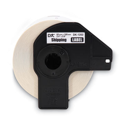 Die-Cut Shipping Labels, 2.4" x 3.9", White, 300 Labels/Roll - DK1202
