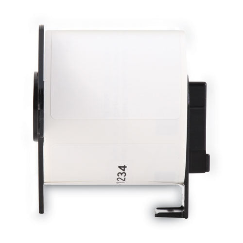 BROTHER Die-Cut Name Badge Labels, 2.3" x 3.4", White, 260 Labels/Roll - DK1234
