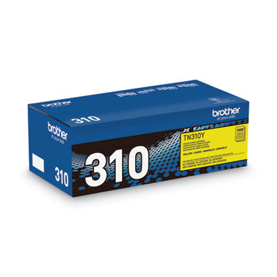 TN310Y Toner, 1,500 Page-Yield, Yellow - TN310Y