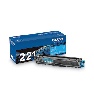 TN221C Toner, 1,400 Page-Yield, Cyan - TN221C