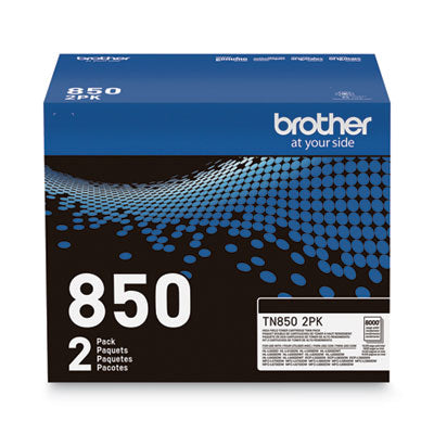 TN8502PK High-Yield Toner, 8,000 Page-Yield, Black, 2/Pack - TN8502PK