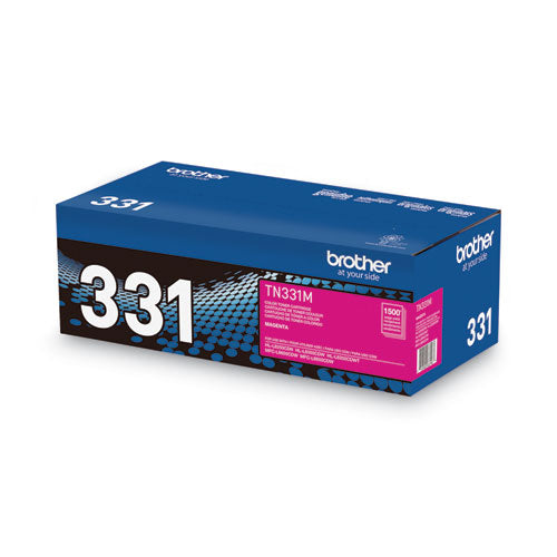 BROTHER Toner, 1,500 Page-Yield, Magenta - TN331M