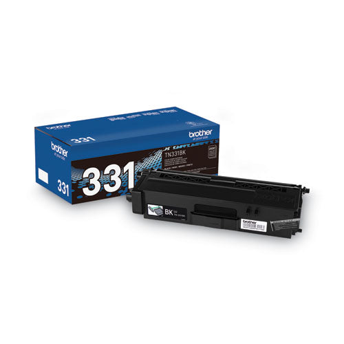 BROTHER Toner, 2,500 Page-Yield, Black - TN331BK