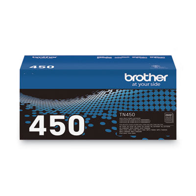 TN450 High Yield Toner, 2,600 Page-Yield, Black - TN450
