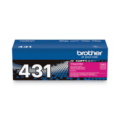BROTHER Toner, 1,800 Page-Yield, Magenta - TN431M BROTHER