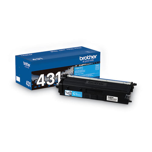 BROTHER Toner, 1,800 Page-Yield, Cyan - TN431C BROTHER