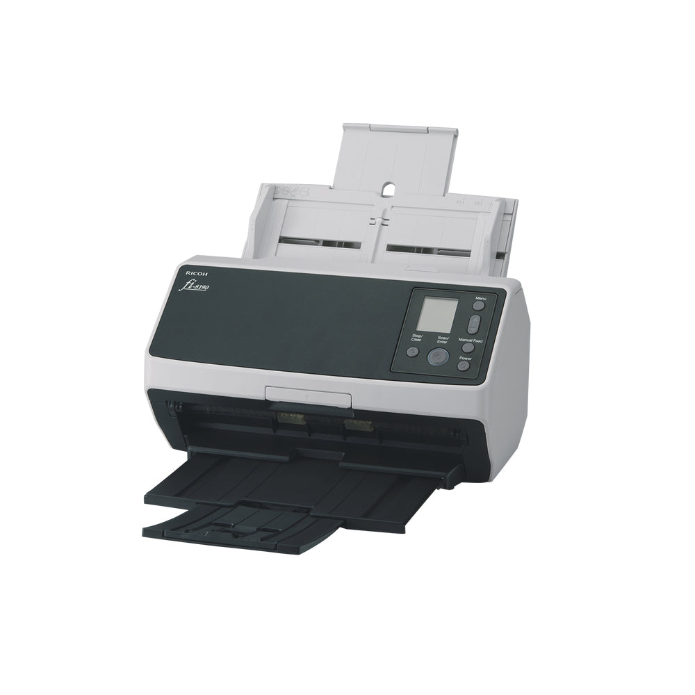 Ricoh fi-8190 ADF + Manual feed scanner 600 x 600 DPI A4 Black, Grey - PA03810-B005