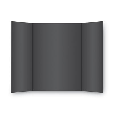 Two Cool Tri-Fold Poster Board, 36 x 48, Black/White, 6/Carton - 27135 C2G