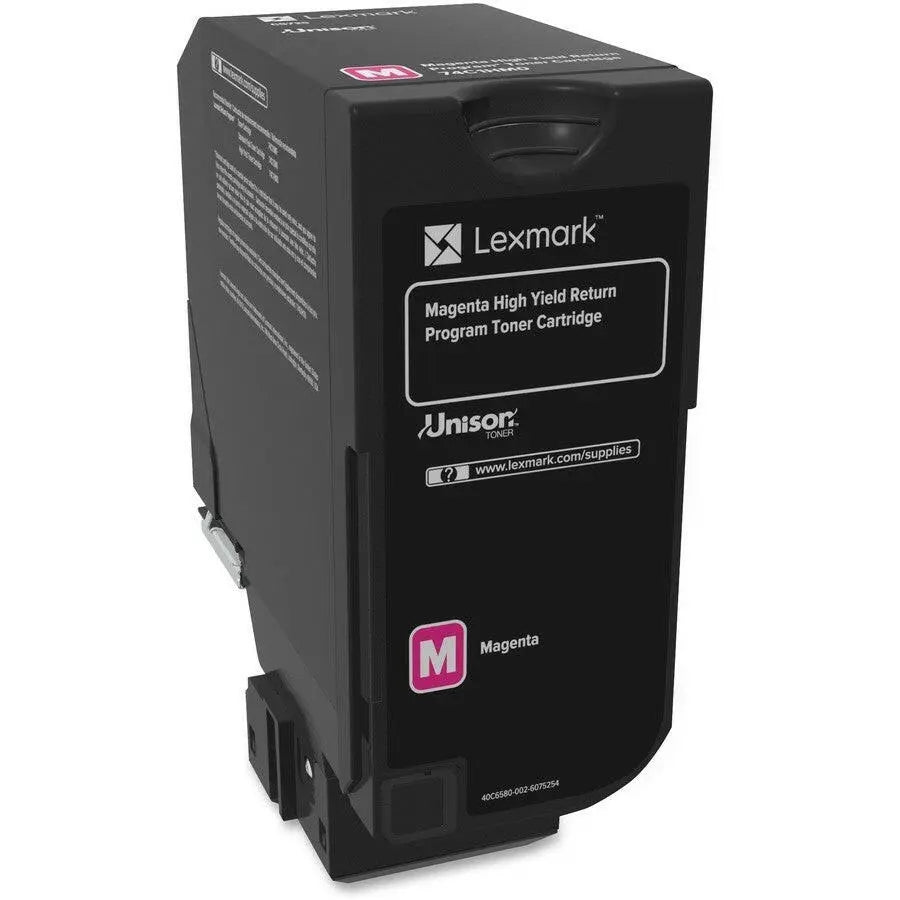 Lexmark CS725 Magenta Toner Cartridge Return Program Yield 12,000 Pages 74C1HM0 Lexmark