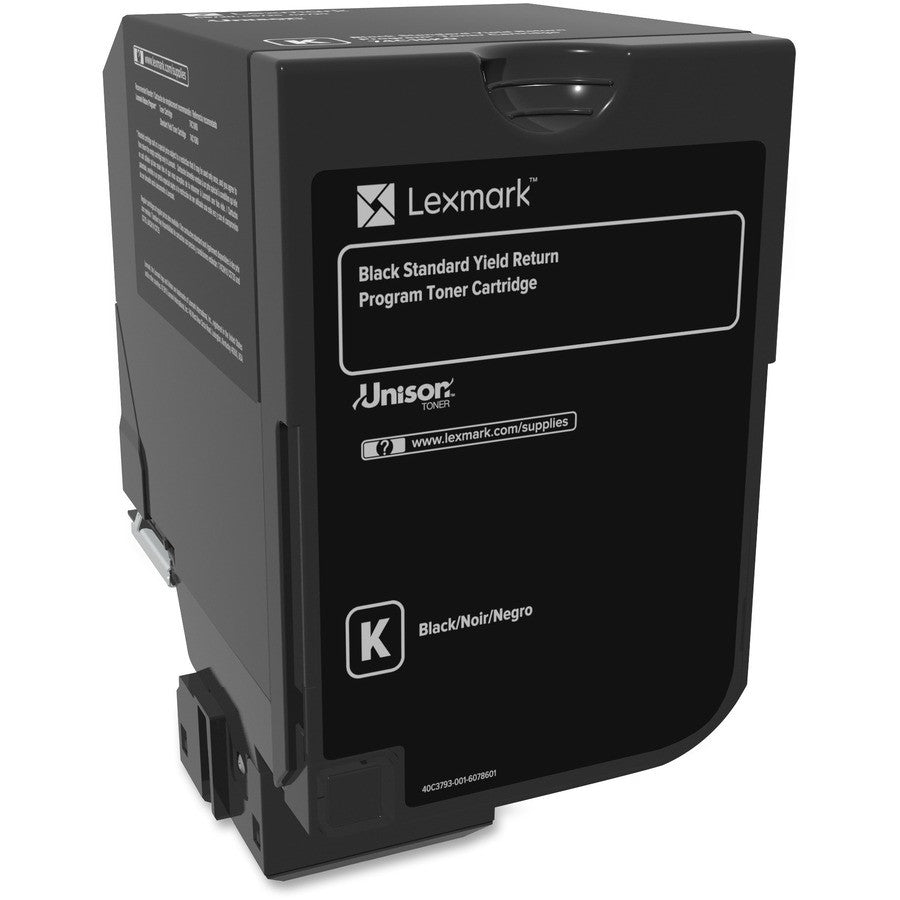 Lexmark CS720, CS/CX725 Black Toner Cartridge Return Program Yield 7,000 Pages 74C1SK0 Lexmark