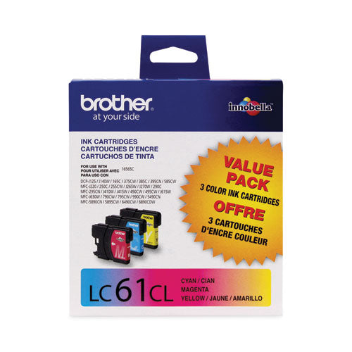 BROTHER Brilliantly colored ink cartridges produce photo-quality, vivid prints. Newly developed ink - LC613PKS