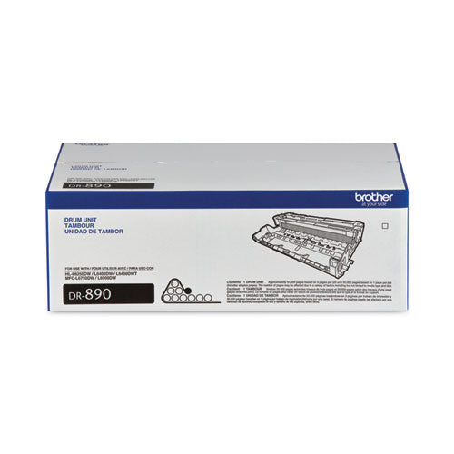 BROTHER  Drum Unit, 50,000 Page-Yield, Black - DR890