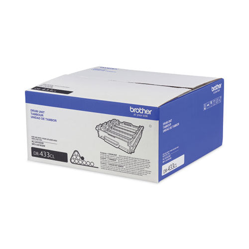 BROTHER Drum Unit, 50,000 Page-Yield, Black/Cyan/Magenta/Yellow - DR433CL BROTHER