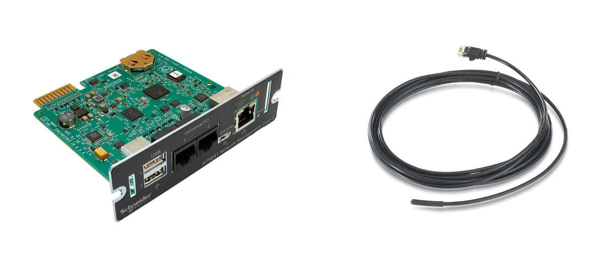APC AP9641 Smart-UPS Network Management Card (gen3) with environmental monitoring - AP9641 APC