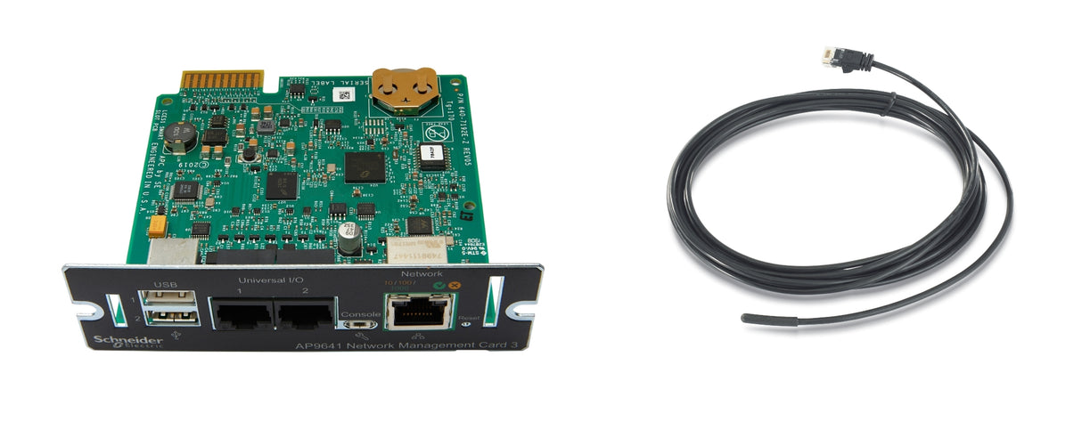 APC AP9641 Smart-UPS Network Management Card (gen3) with environmental monitoring - AP9641 APC