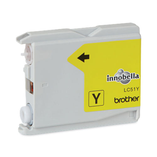 BROTHER Innobella Ink, 400 Page-Yield, Yellow - LC51Y BROTHER