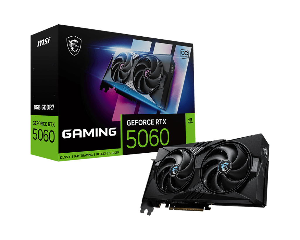 MSI GeForce RTX 5060 8G GAMING OC NVIDIA 8 GB GDDR7 - G5060-8GC - eCommerce Business Prime